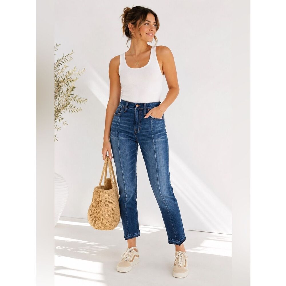 Madewell The High Ruse Boy Jeans: Seamed Edition